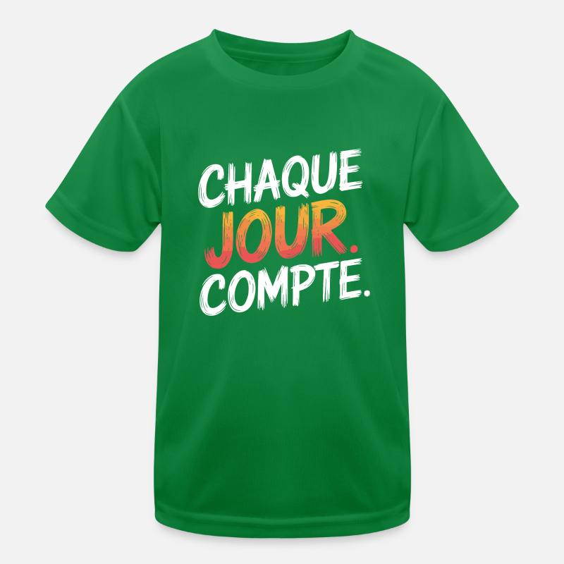 Chaque jour compte T-shirt sport Enfant