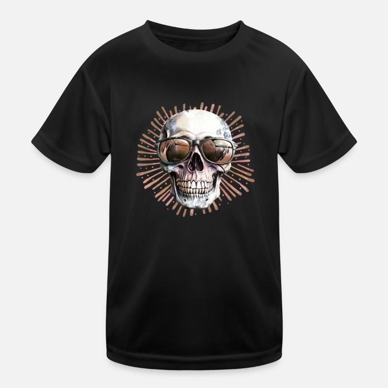 Skull Shades Kids Functional T-Shirt