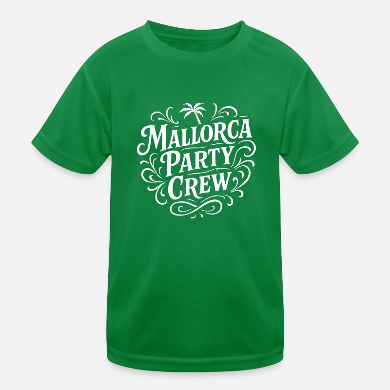 Mallorca Party Crew Kinder Funktions-T-Shirt
