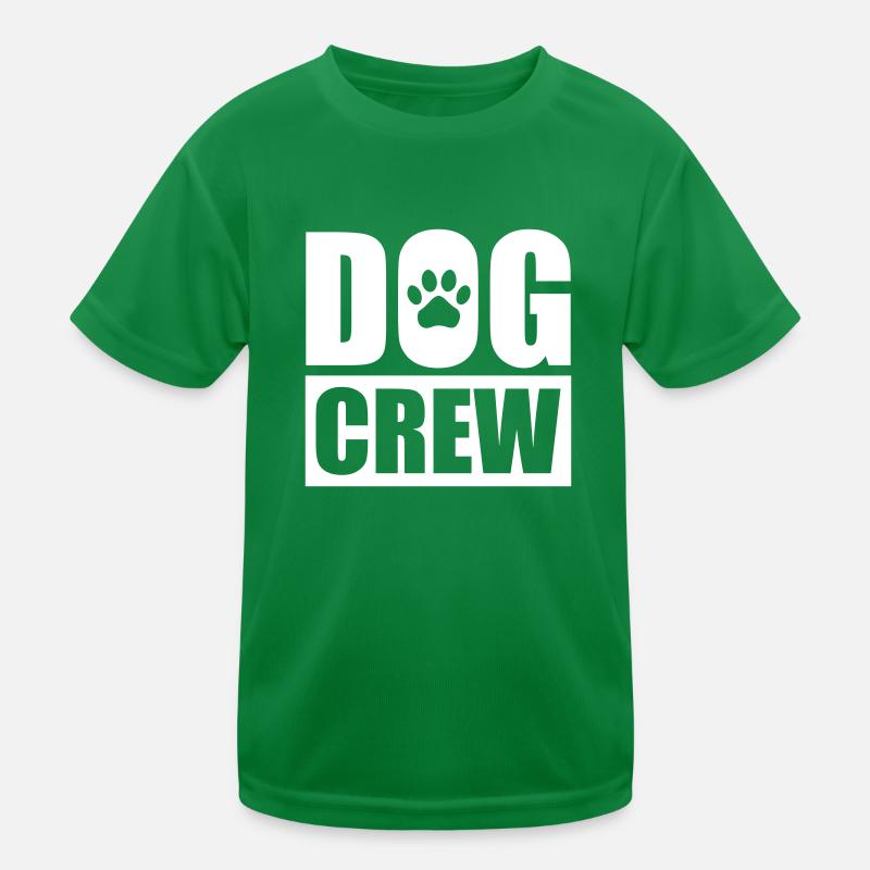 Hunde Crew Spruch Kinder Funktions-T-Shirt