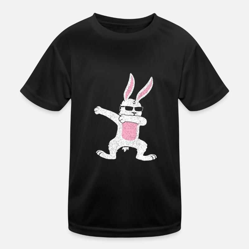 Dabbing Easter Bunny Easter Gift Gift Idea Kids Functional T-Shirt