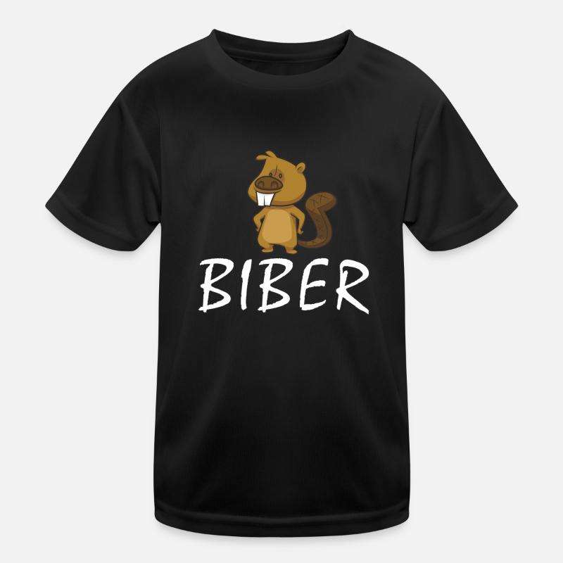 Biber Kinder Funktions-T-Shirt