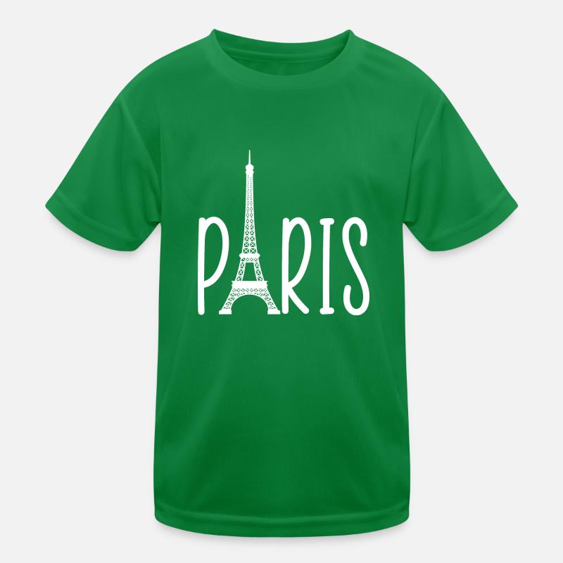 Paris Eiffel Tower Kinder Funktions-T-Shirt