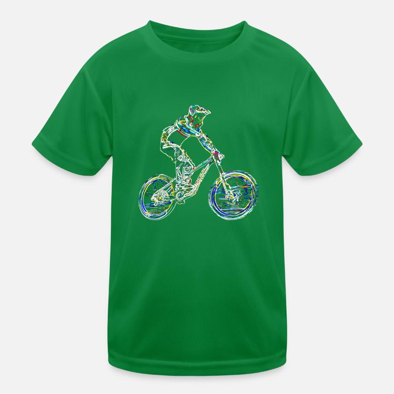 vtt mtb downhill T-shirt sport Enfant