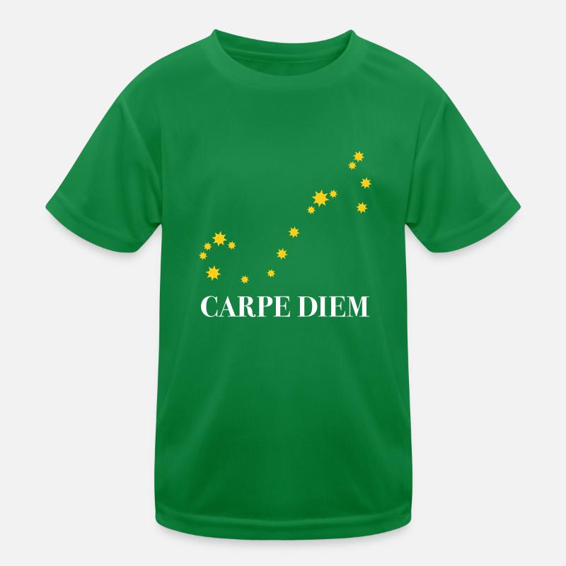 Carpe Diem utilise la constellation du jour Ciel du Scorpion T-shirt sport Enfant
