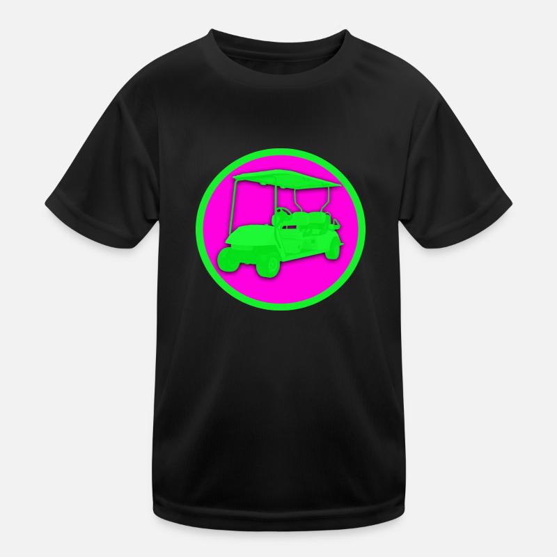 Fancy Golfcar Kinder Funktions-T-Shirt