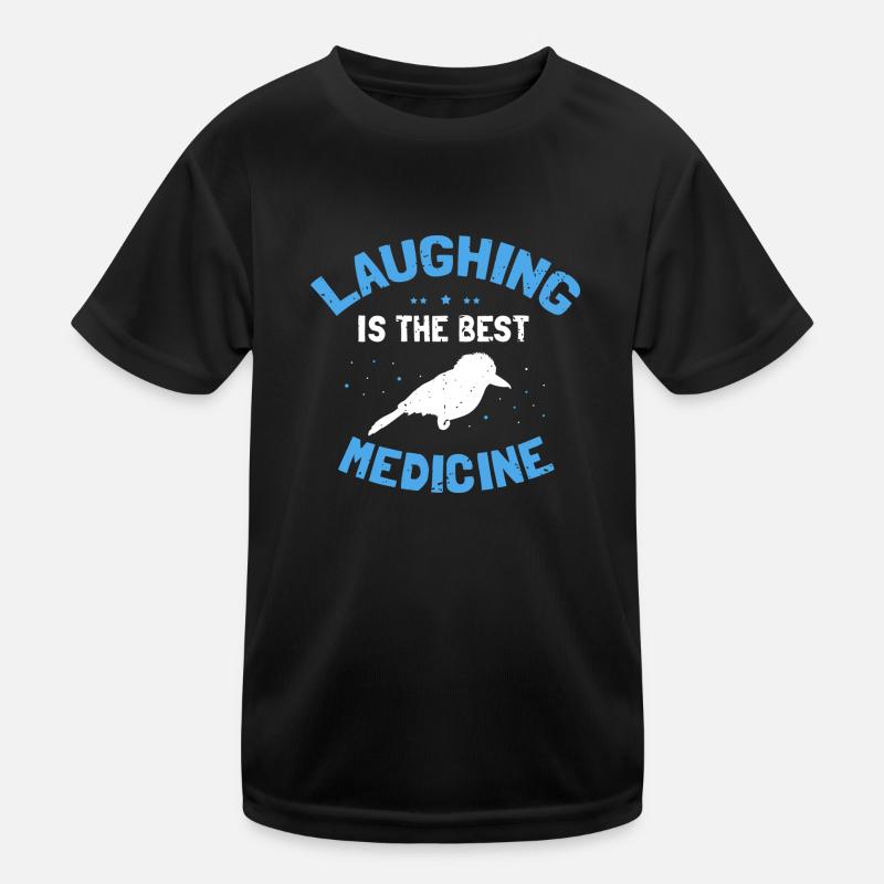 Kookaburra Design und Lachender Vogel Kinder Funktions-T-Shirt