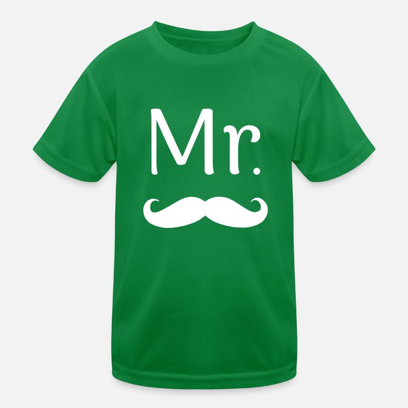 MR. MISTER MANN BART Kinder Funktions-T-Shirt