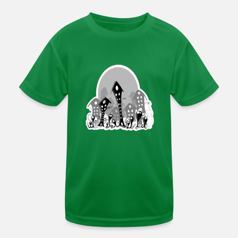 Grey World Kids Functional T-Shirt