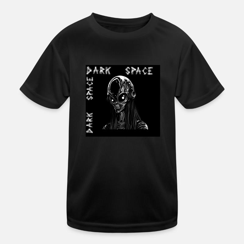 Dévoiler le sinistre extraterrestre : un sombre at T-shirt sport Enfant