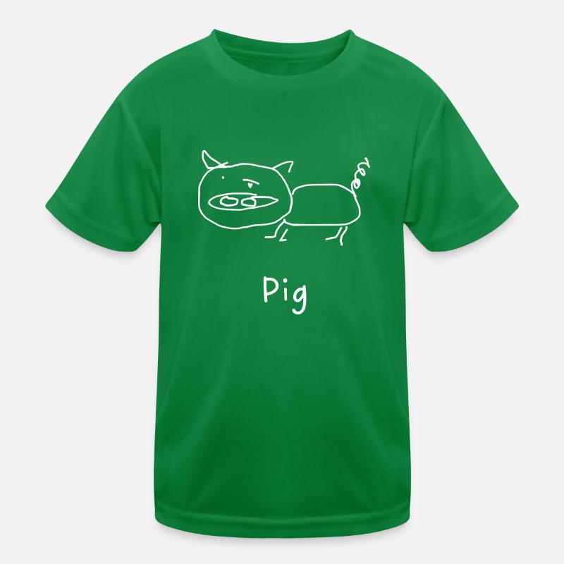 Cochon T-shirt sport Enfant