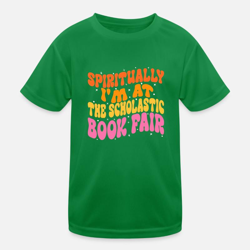 Geistlich bin ich auf der Scholastic Book Fair Kinder Funktions-T-Shirt