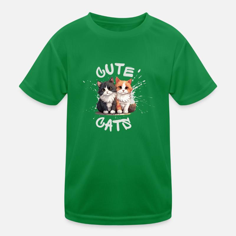 Chats mignons T-shirt sport Enfant