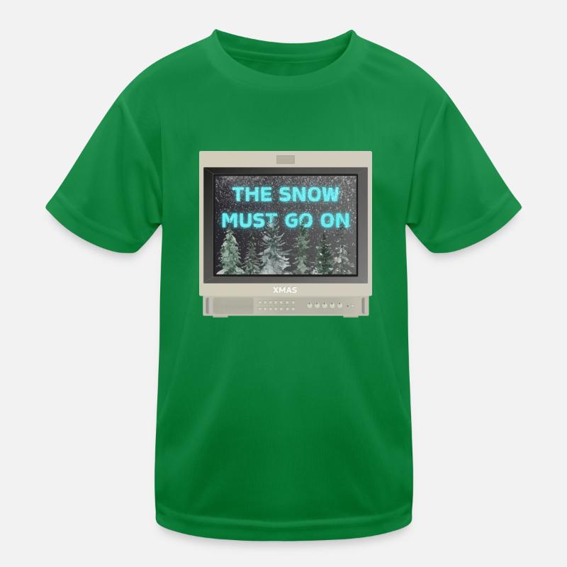 PVM Lover - The snow must go on Kids Functional T-Shirt