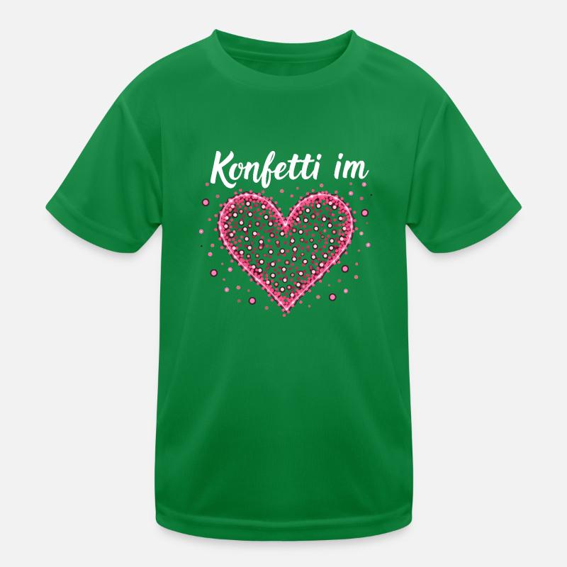 Konfetti im Herzen Kinder Funktions-T-Shirt