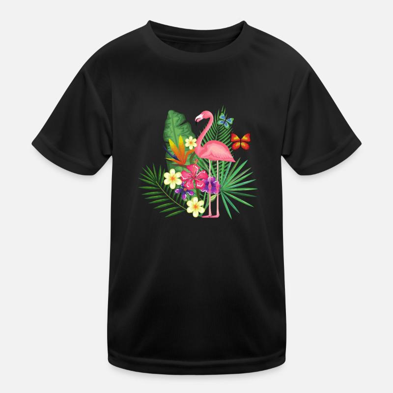 Flamingo Kinder Funktions-T-Shirt