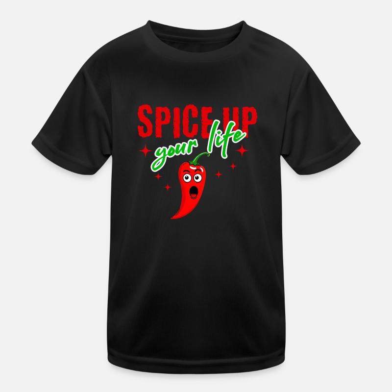 Red hot piment épicé T-shirt sport Enfant