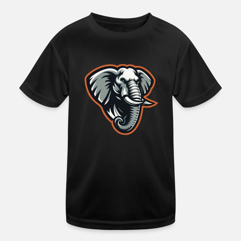 Elephant African majesty Kids Functional T-Shirt