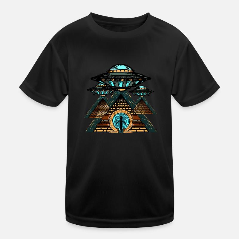 Ancient Astronaut Theory Gift for Kids Functional T-Shirt