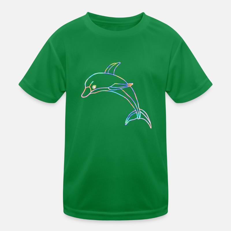 Delfin Kinder Funktions-T-Shirt