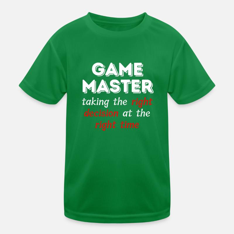 Game Master Taking the right decision .. T-shirt sport Enfant
