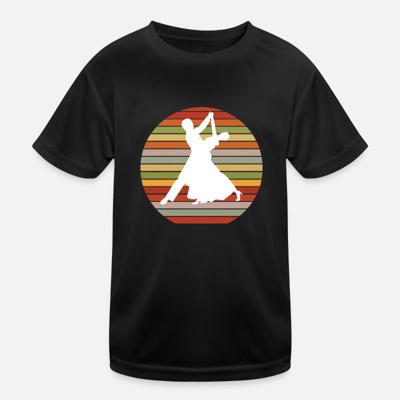 Dancing Dance Music Kids Functional T-Shirt