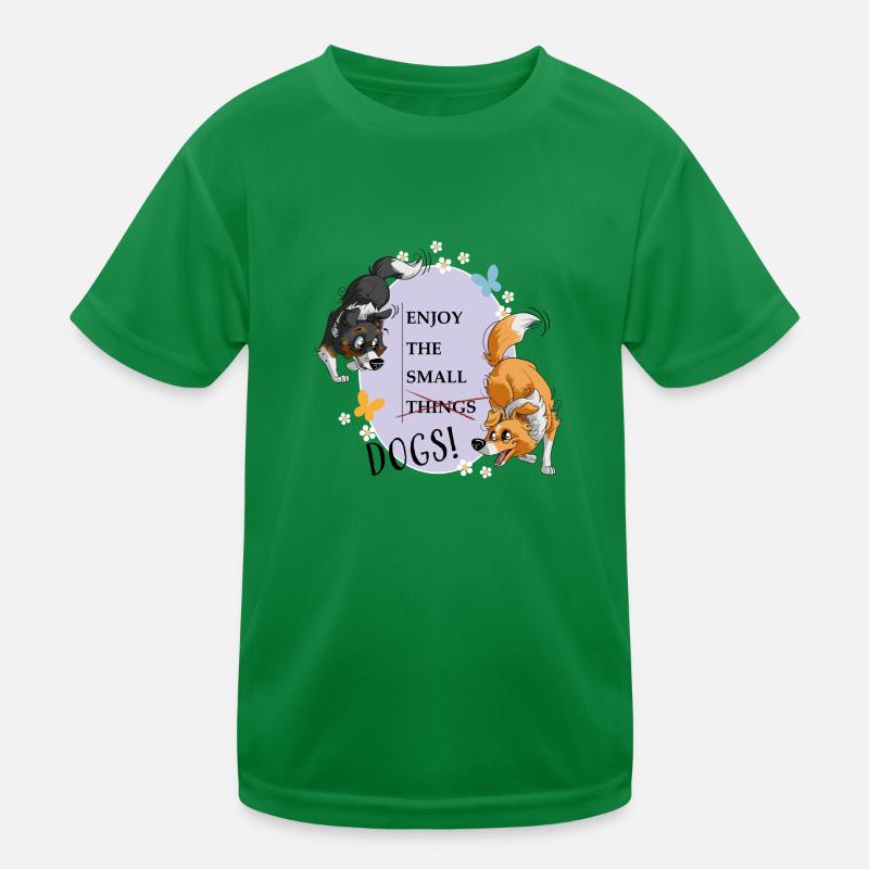Les petites choses... euh, les Shelties comptent ! T-shirt sport Enfant