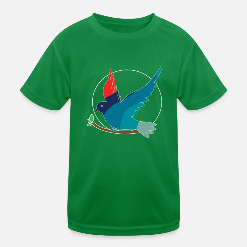 Pigeon Peace Design for Pigeon Lovers Kids Functional T-Shirt