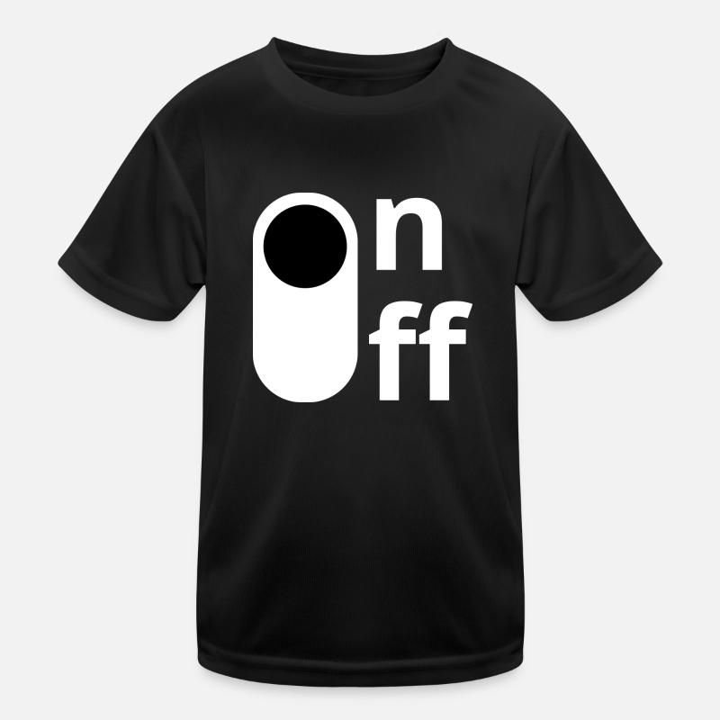 Turn on Turn off Kids Functional T-Shirt