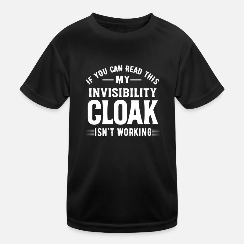 My invisible coat doesn't work Kids Functional T-Shirt