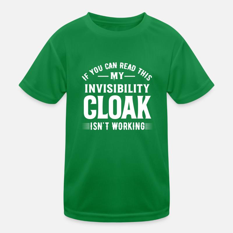 My invisible coat doesn't work Kids Functional T-Shirt