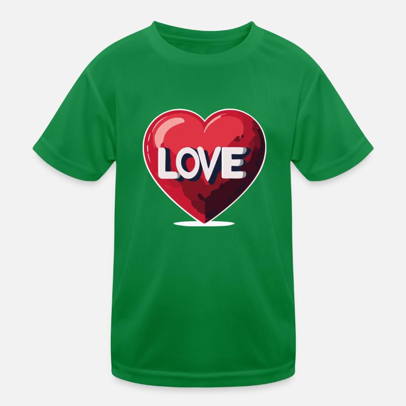 Message d’amour sincère T-shirt sport Enfant
