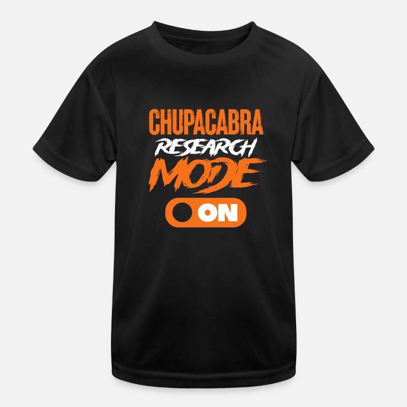 Chupacabra Research Mode On Paranormal Kinder Funktions-T-Shirt