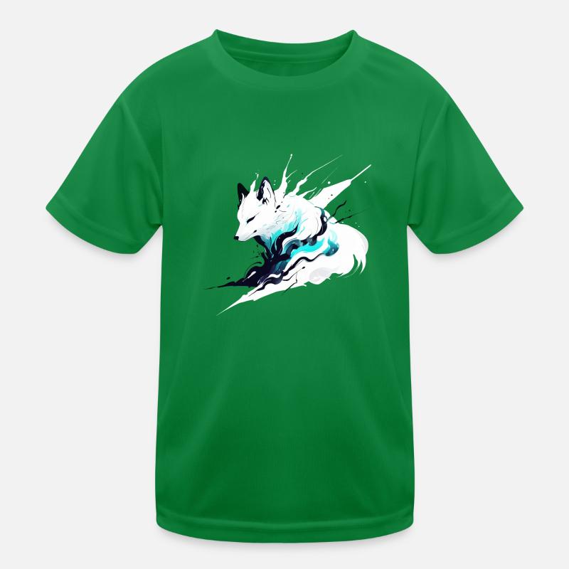 Ghost Fox Kids Functional T-Shirt