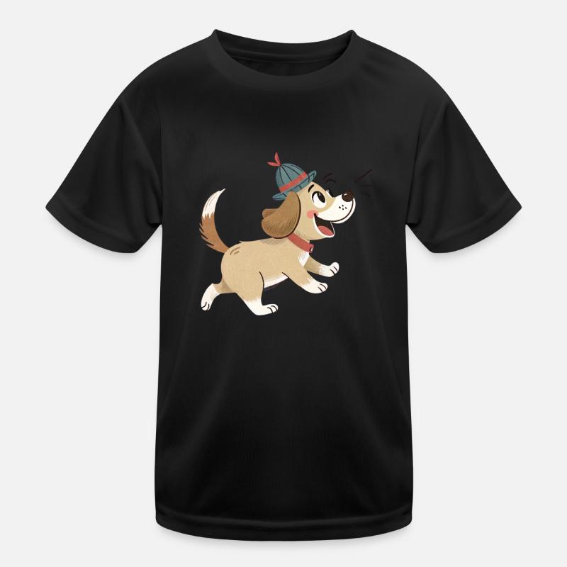 Cute dog Kids Functional T-Shirt