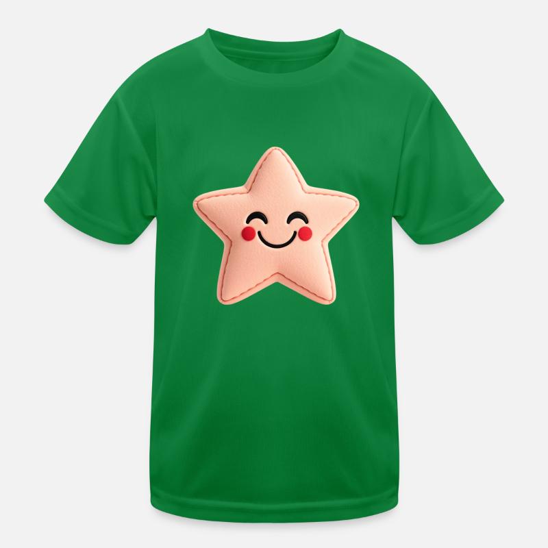 Süßer Stern - Pink Kinder Funktions-T-Shirt