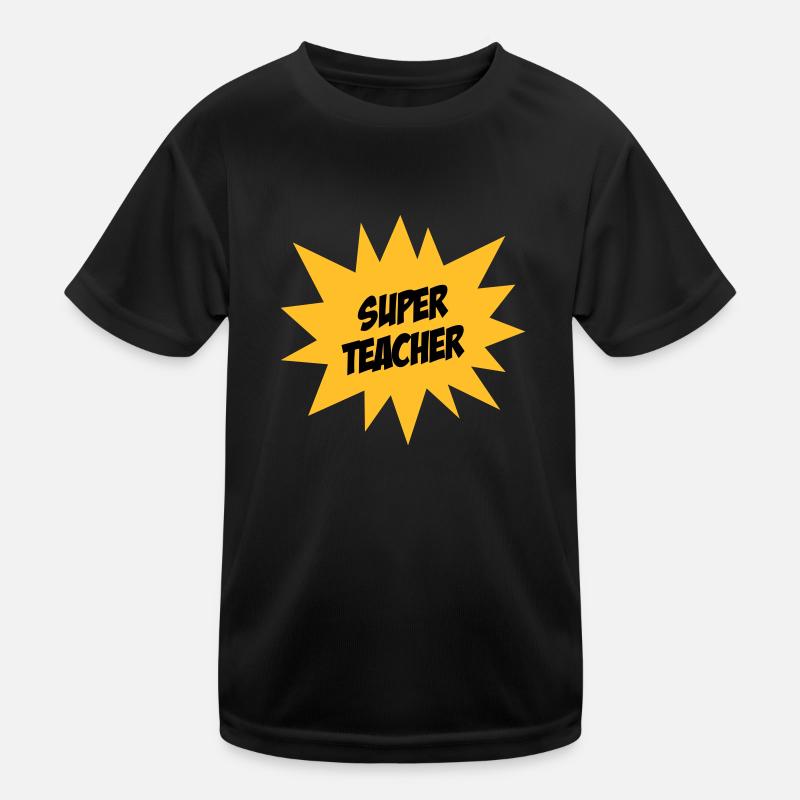 Lehrer / Professor / Schule / Lehrerin / Kind - Kinder Funktions-T-Shirt - Schwarz