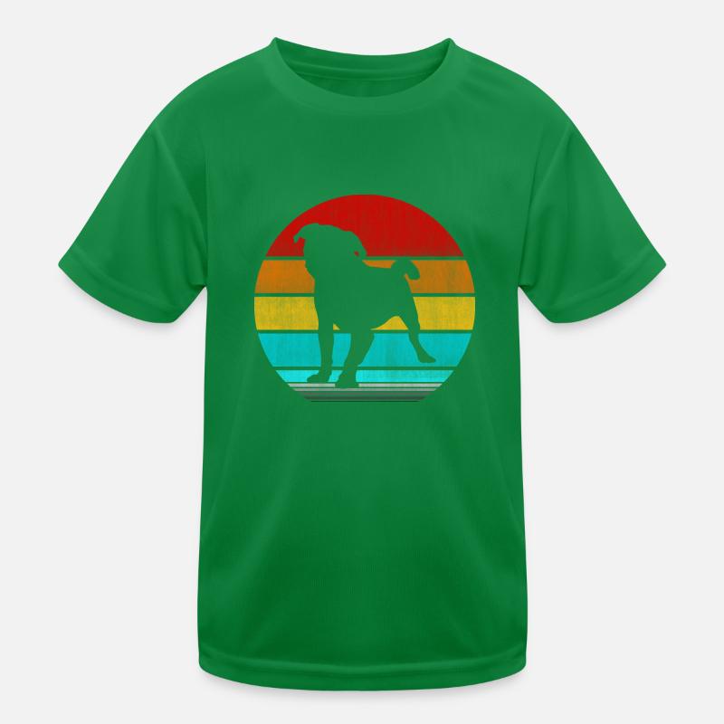 Mops Kinder Funktions-T-Shirt