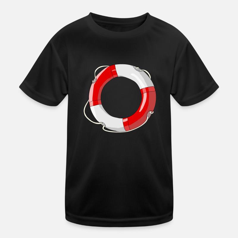 Rettungsring Boot Kinder Funktions-T-Shirt
