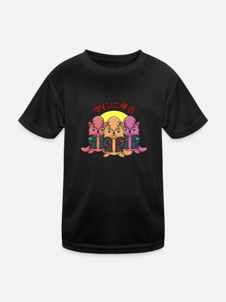 Retour à l’école, les garçons - T-shirt sport Enfant - noir