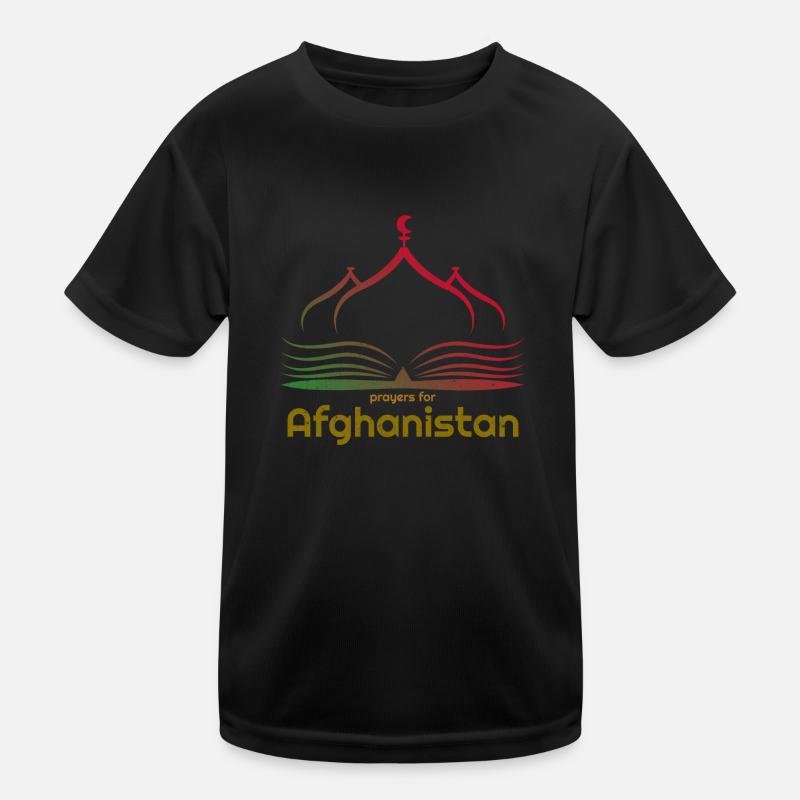 Prières pour l’Afghanistan. Solidarité afghane T-shirt sport Enfant