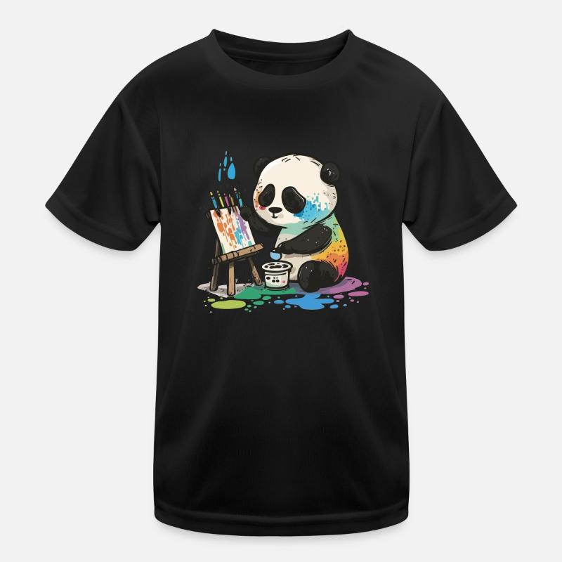 Arty Panda T-shirt sport Enfant