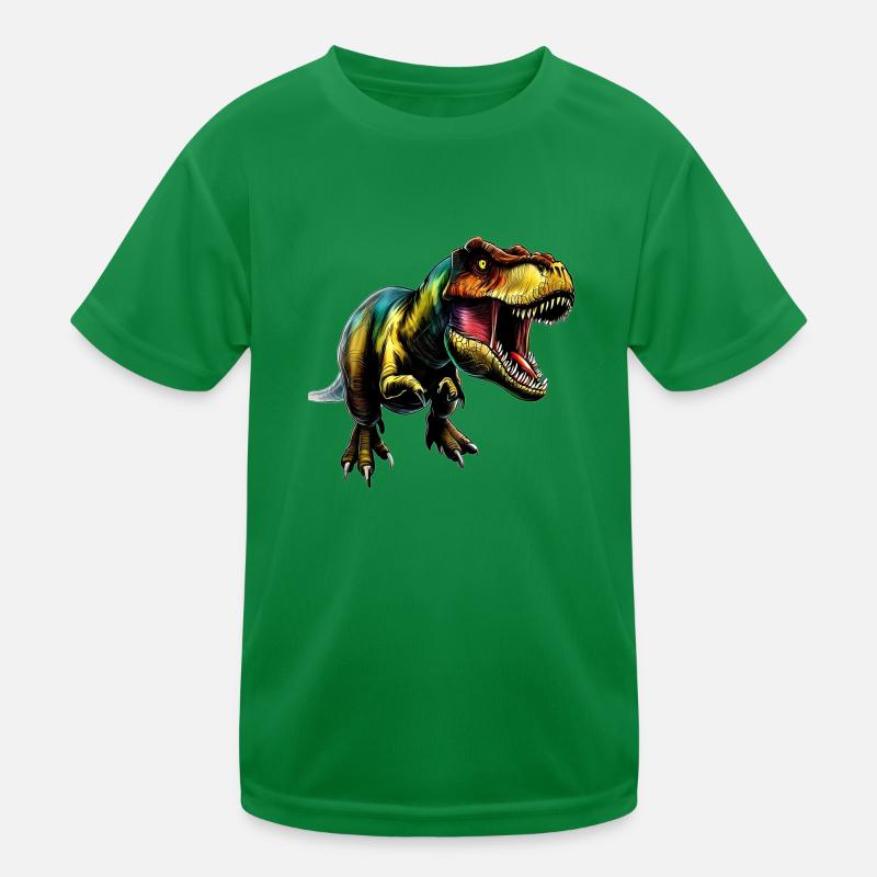 Dinosaurier T Rex König der Urzeit Kinder Funktions-T-Shirt