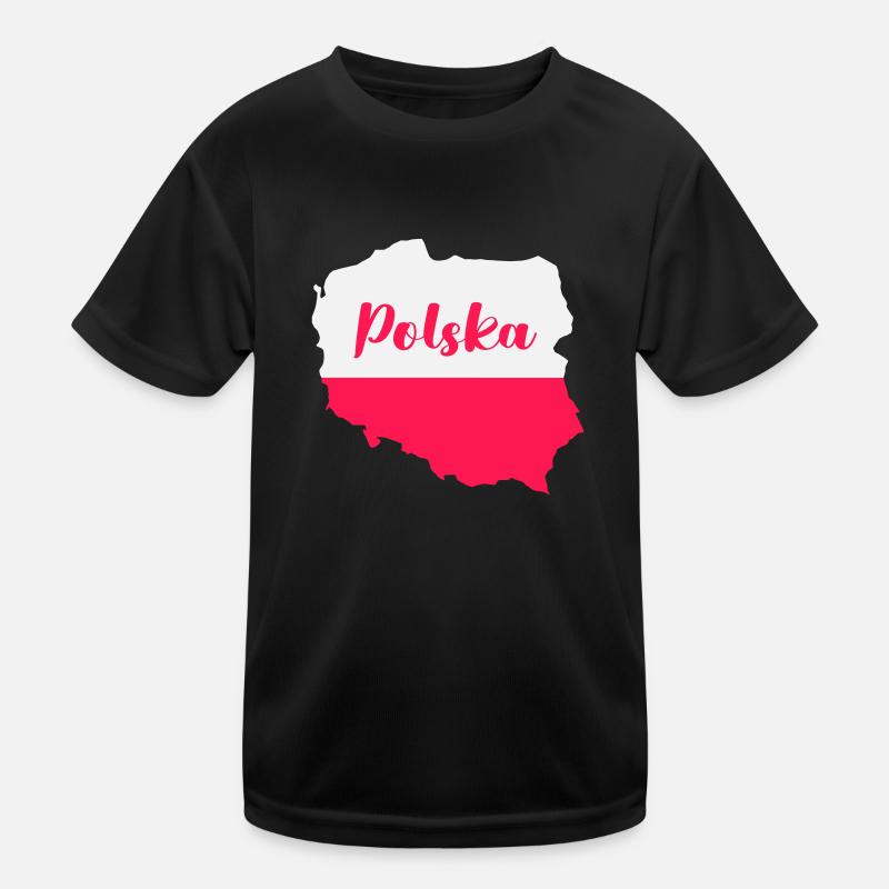 Poland Polska Kids Functional T-Shirt