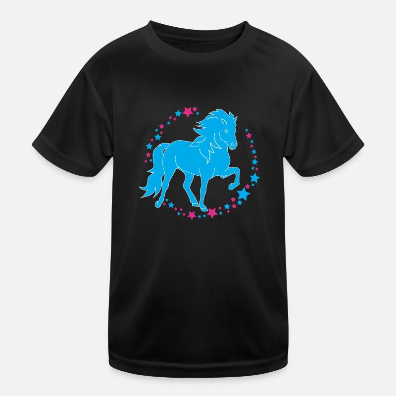 Tölter Sterne Kinder Funktions-T-Shirt