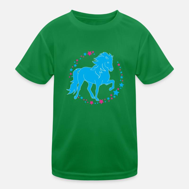 Tölter Sterne Kinder Funktions-T-Shirt