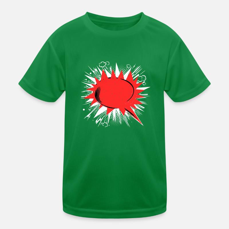 Empty speech bubble Kids Functional T-Shirt