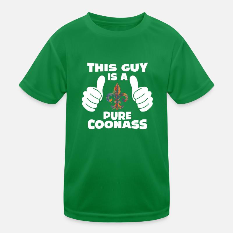 This Guy Is A Pure Coonass Stolz und Charisma Kinder Funktions-T-Shirt