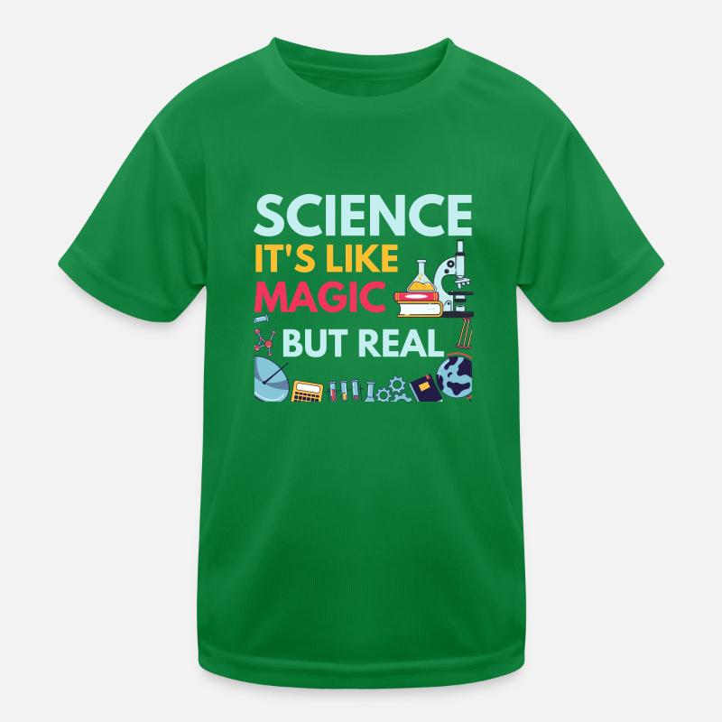 science it's like magic but real Kids Functional T-Shirt