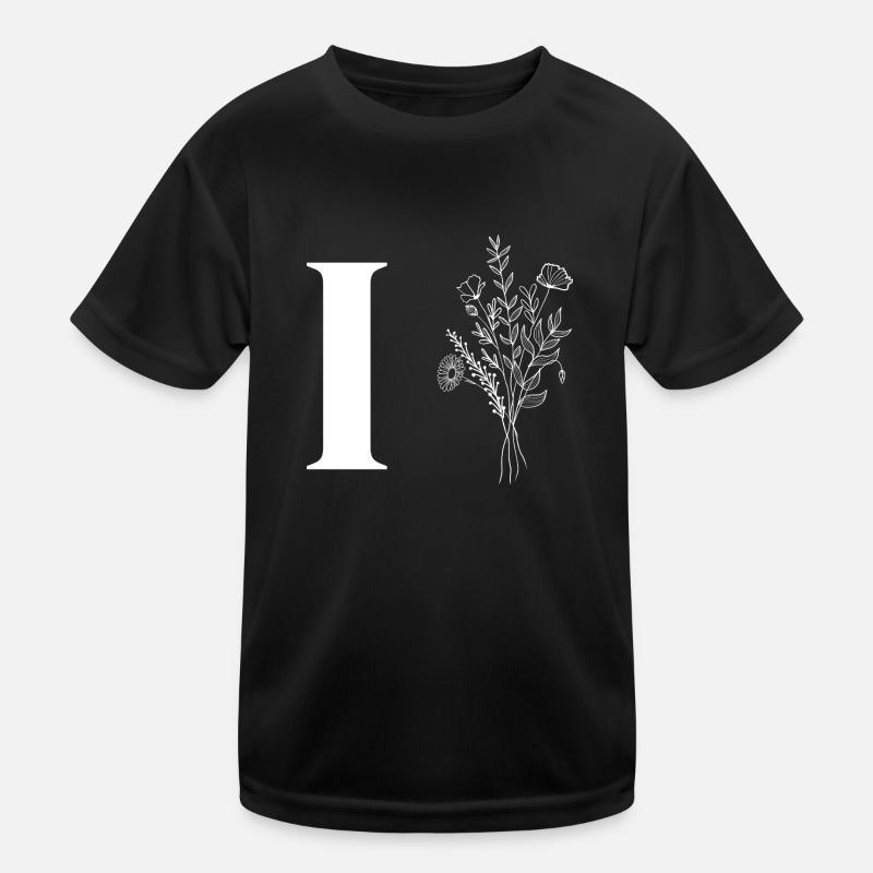 Minimalistische Blumen Kinder Funktions-T-Shirt
